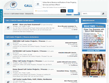 Tablet Screenshot of callcentersforum.com